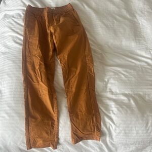 Pact Men's Brown/Orange Chinos